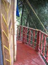 Close up of Door & Railing